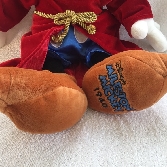 24" Sorcerers Apprentice Mickey Mouse Plush Milestone Mickey - Picture 3 of 5